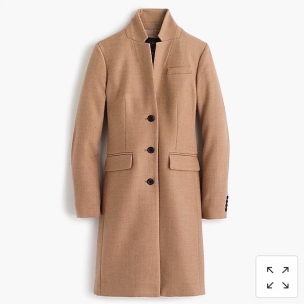 J. Crew Regent Double Serge Topcoat